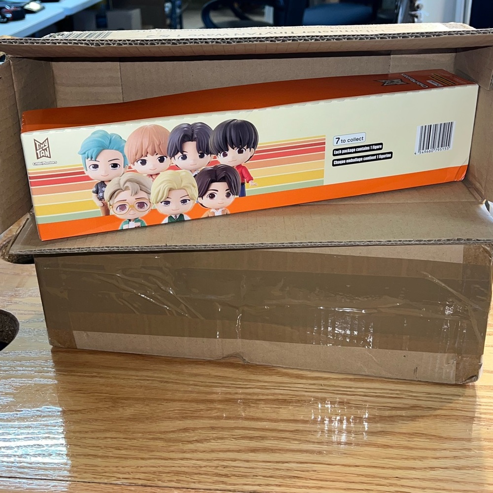 BTS Tiny Tan 3” Chibi Masters Lot (7) Figurines Japan Anime Figure Set Sealed - Picture 5 of 6
